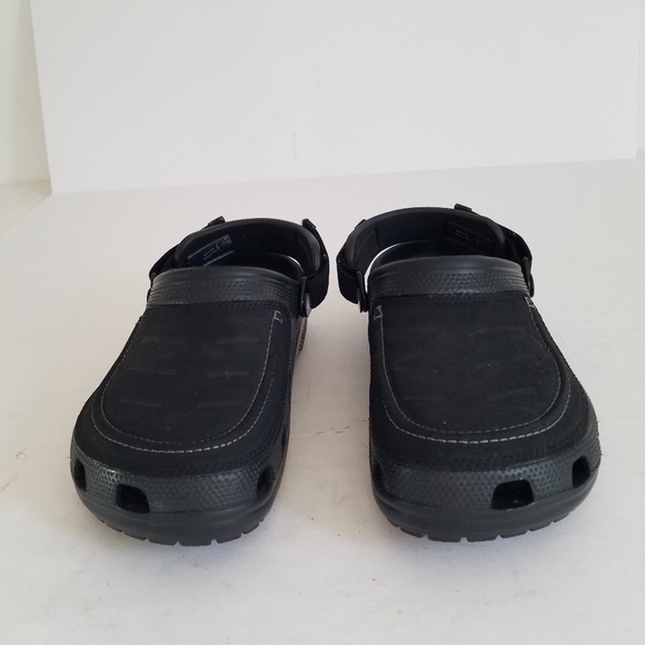 Crocs Men's Yukon Vista Clogs Black Size 7 - Picture 3 of 16